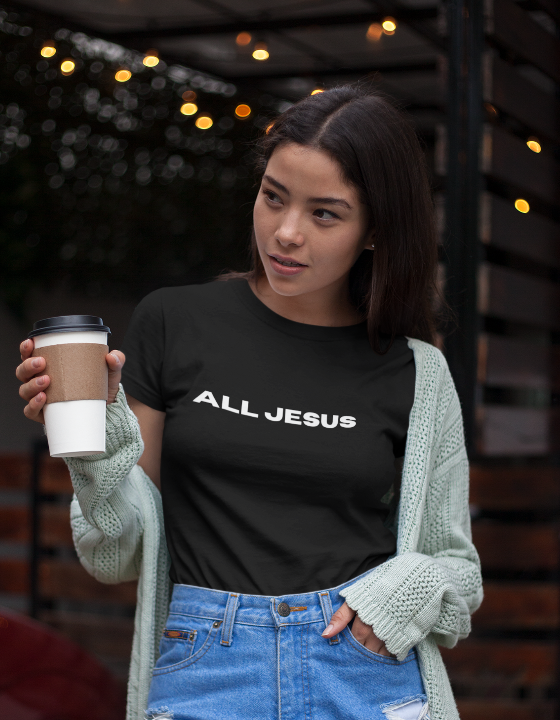 ALL JESUS TEE (BLACK)