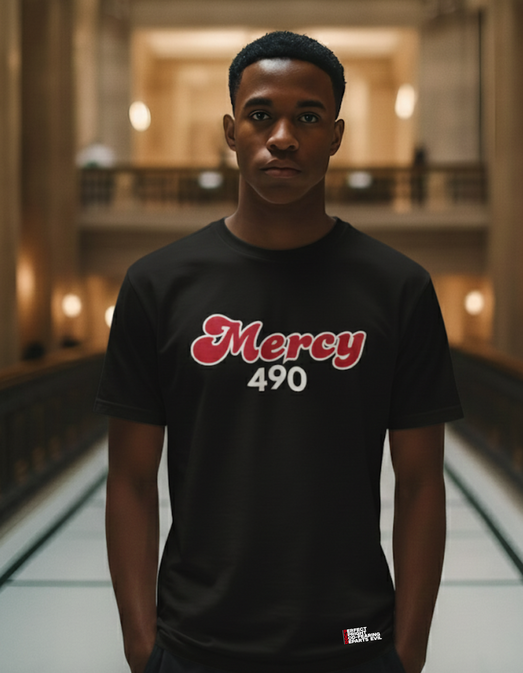 MERCY490 TEE (ORIGINAL BLACK) (Best Seller)