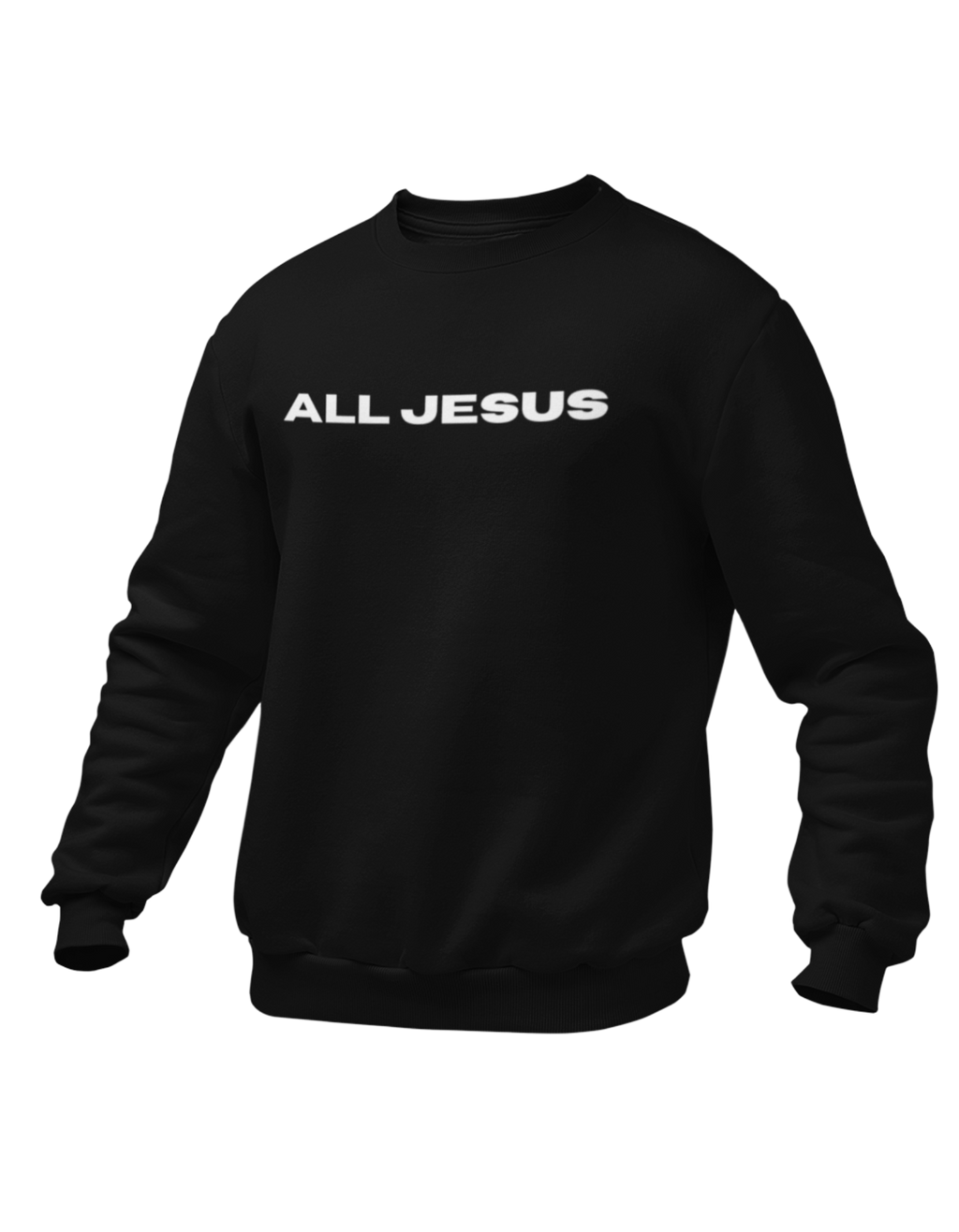 ALL JESUS BLACK SWEATSHIRT