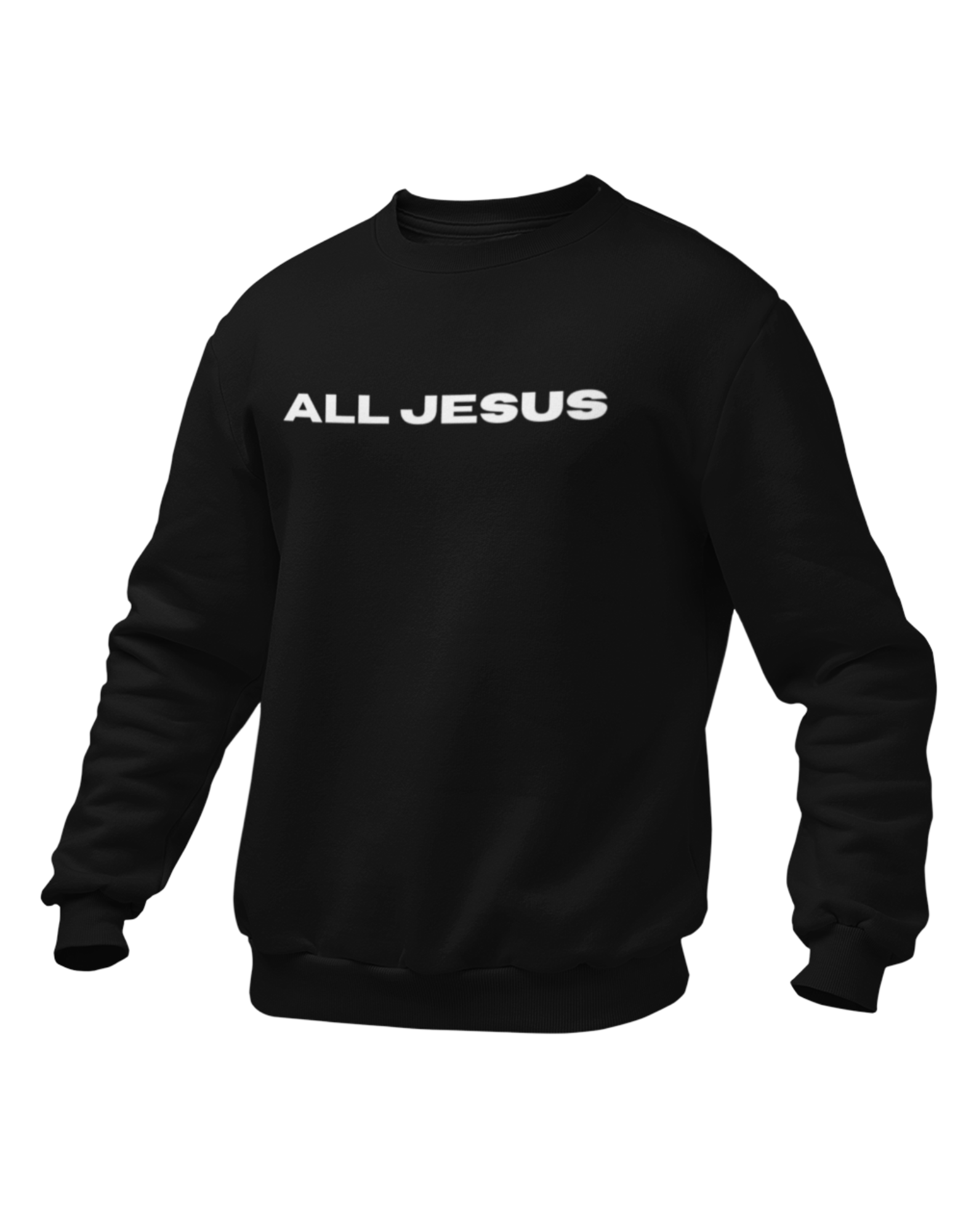 ALL JESUS BLACK SWEATSHIRT
