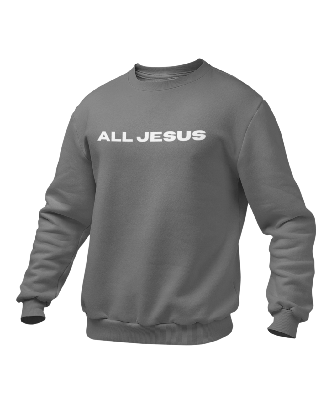 ALL JESUS GRAY SWEATSHIRT