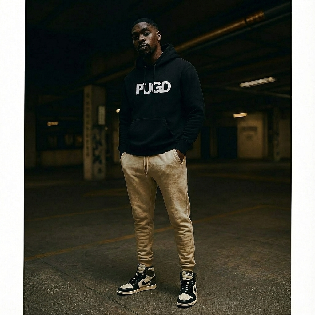 PUGD HOODIE (BLACK)