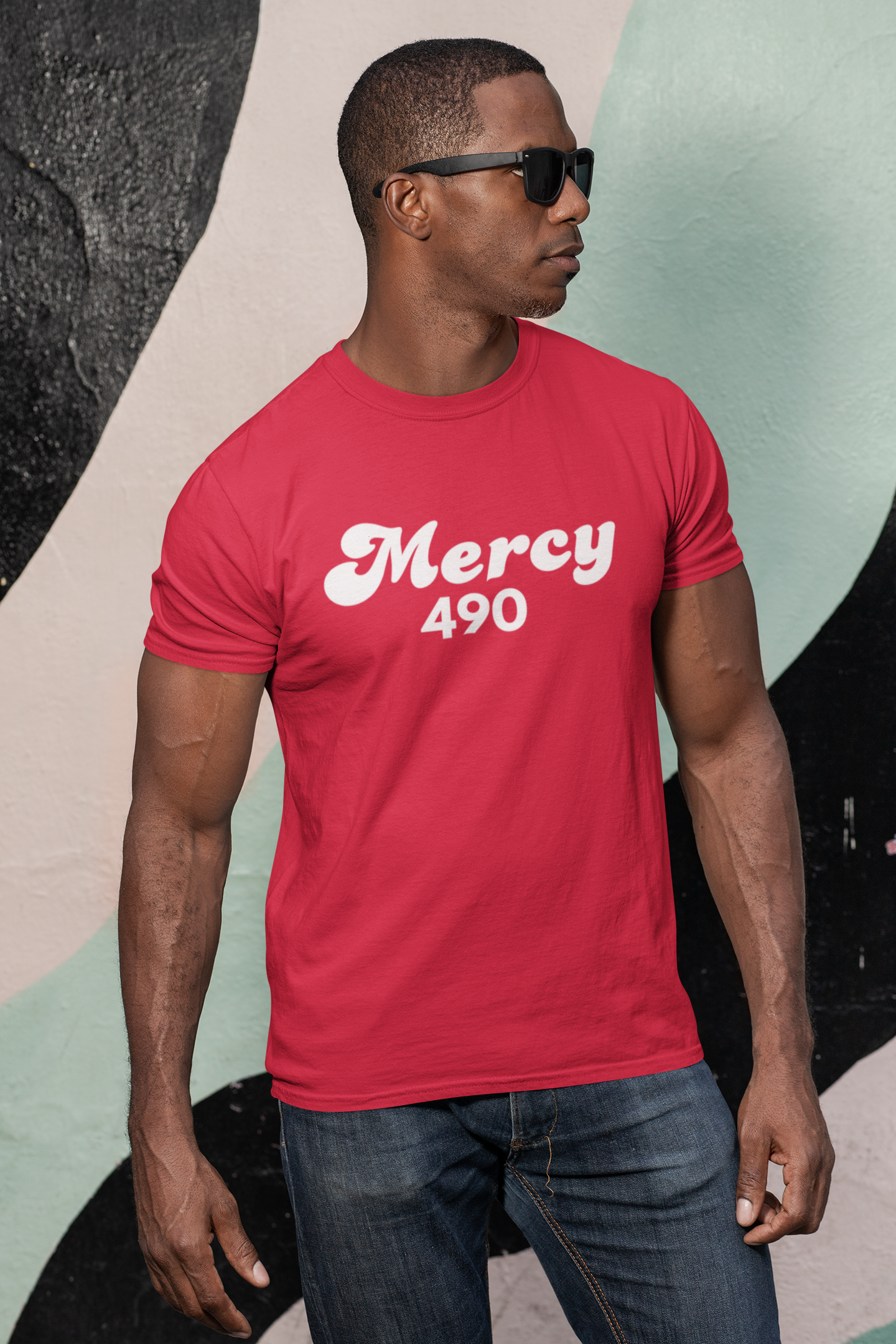 MERCY490 TEE (RED)