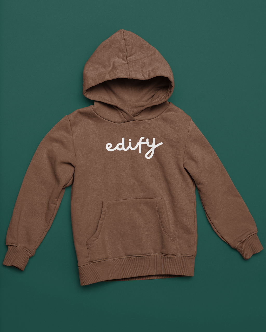 EDIFY HOODIE (BROWN)