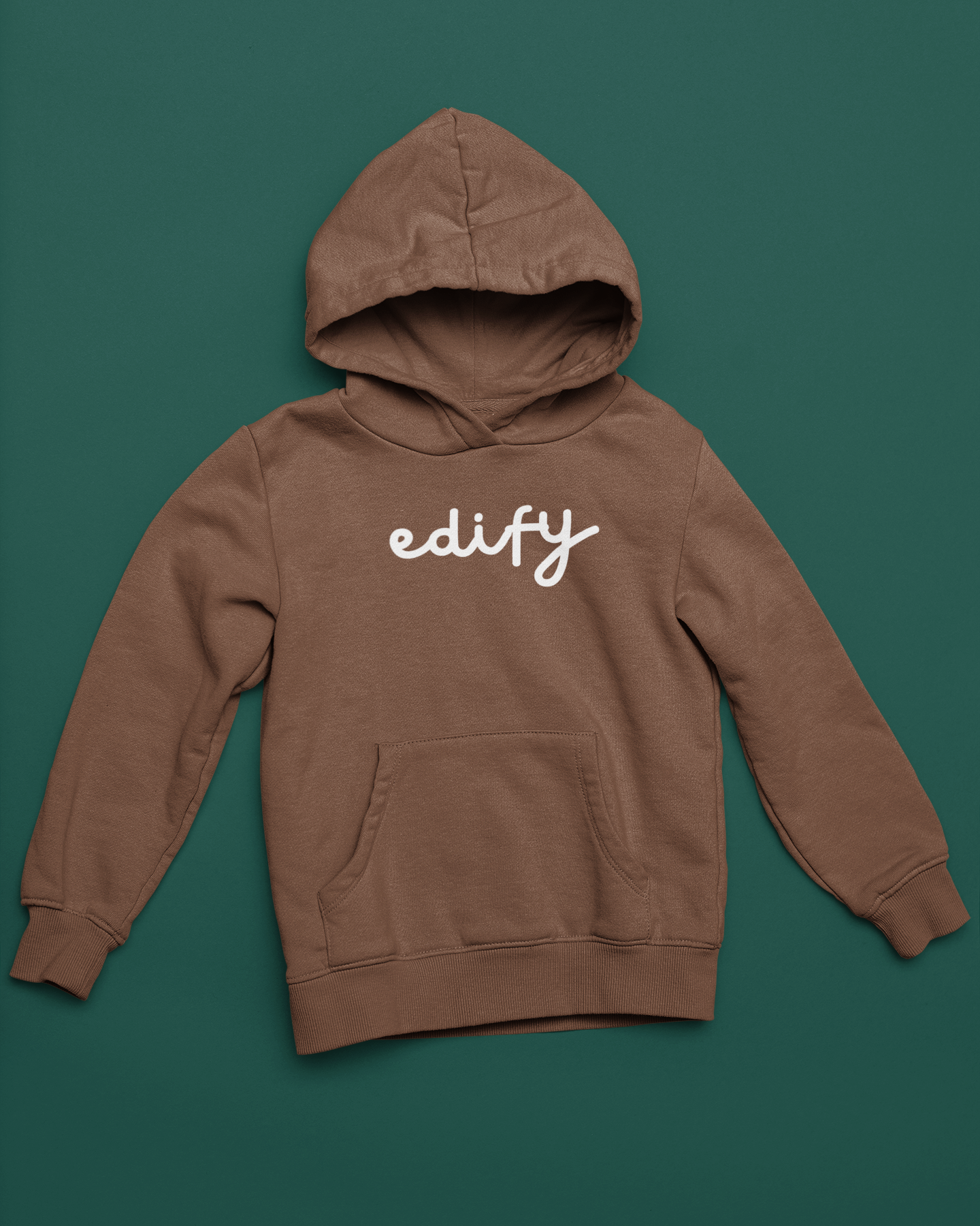 EDIFY HOODIE (BROWN)