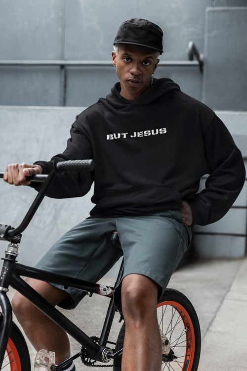 BUT JESUS HOODIE (BLACK)